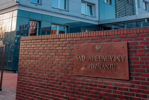 Sad Apelacyjny w Poznaniu tablica