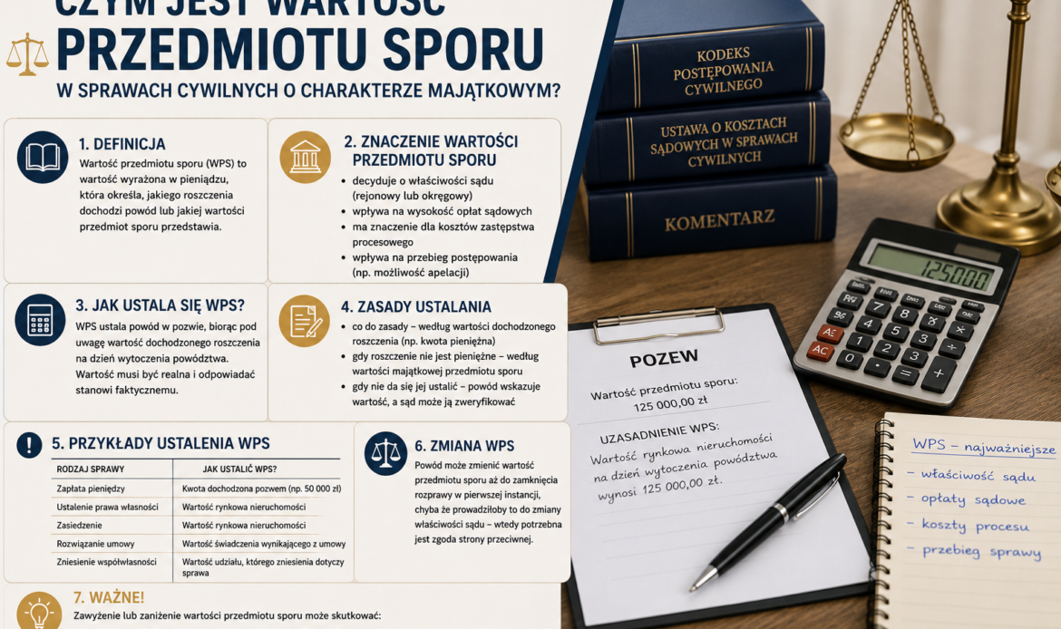 WPS wartosc przedmiotu sporu