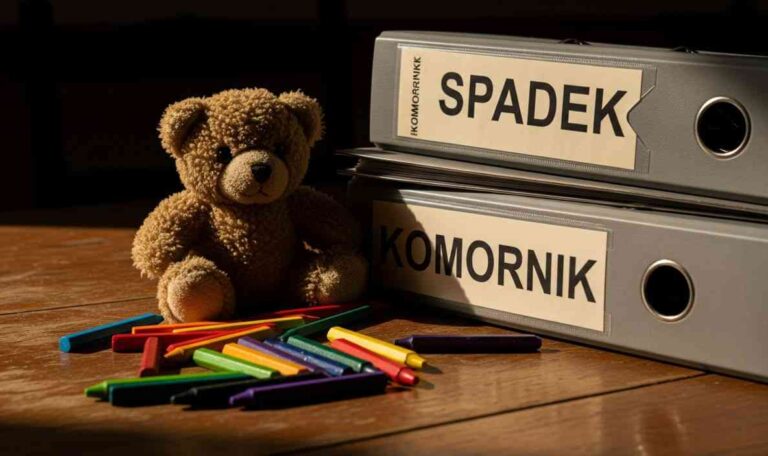 spadek dziecko