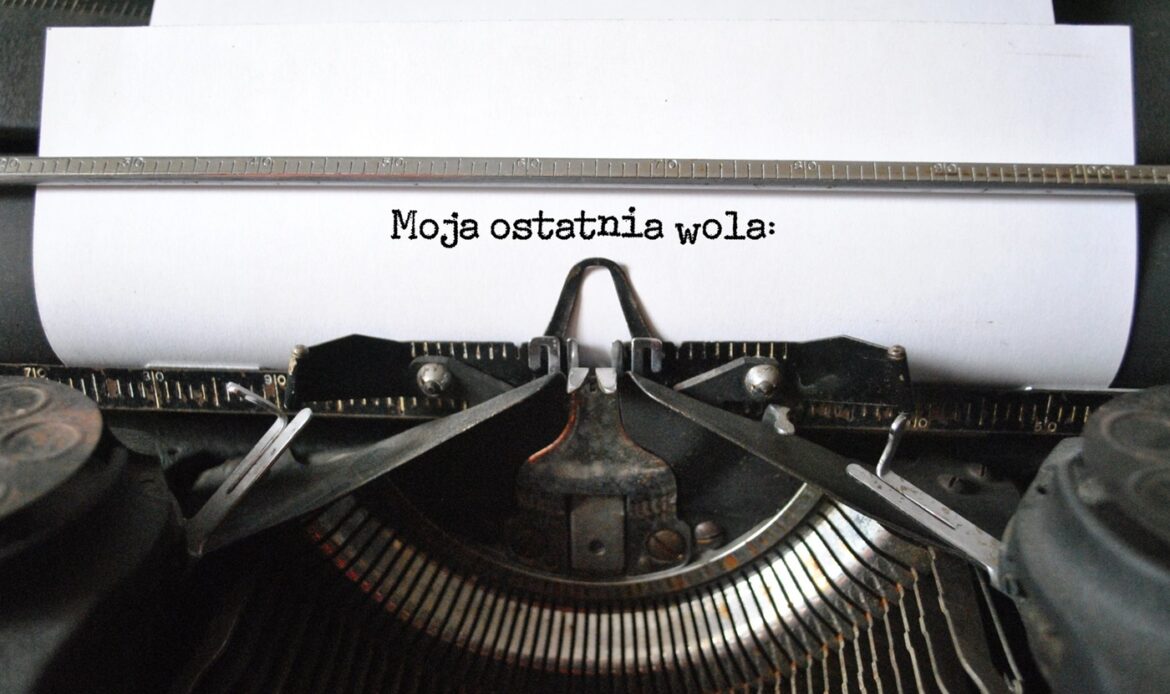 moja ostatni wola testament