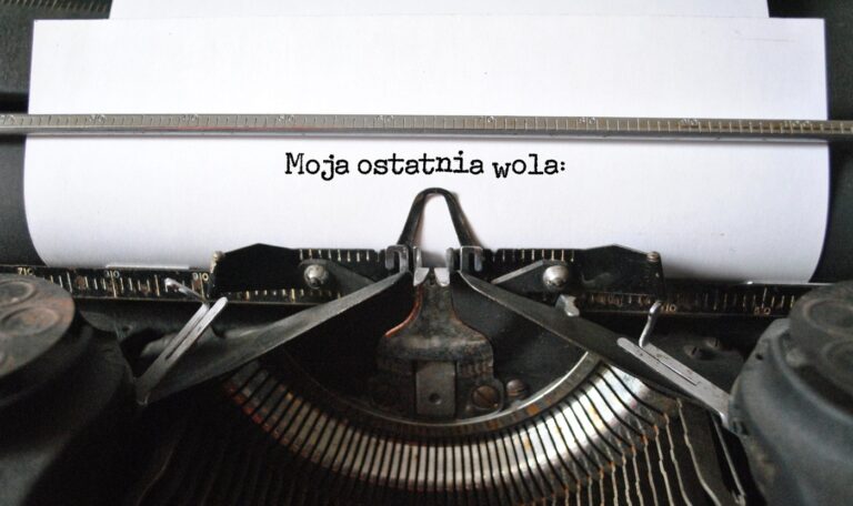 moja ostatni wola testament