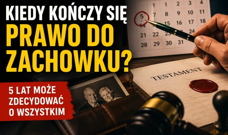 Zachowek prawo termin