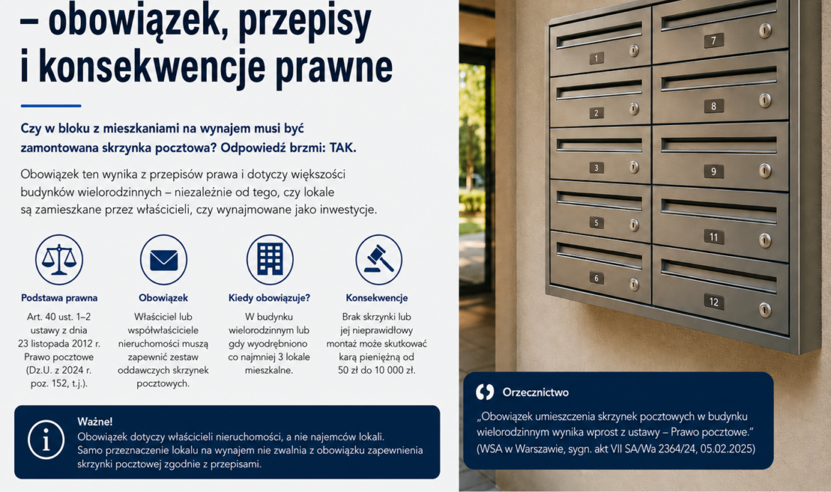Skrzynka pocztowa inwestycyjne PW