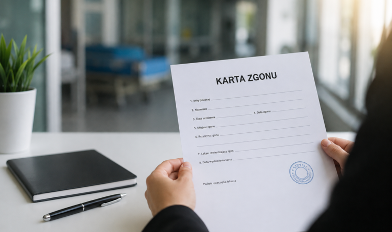 karta zgonu 1