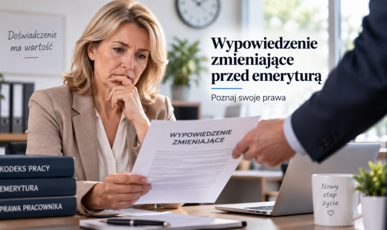 wypowiedzenie zmieniajace