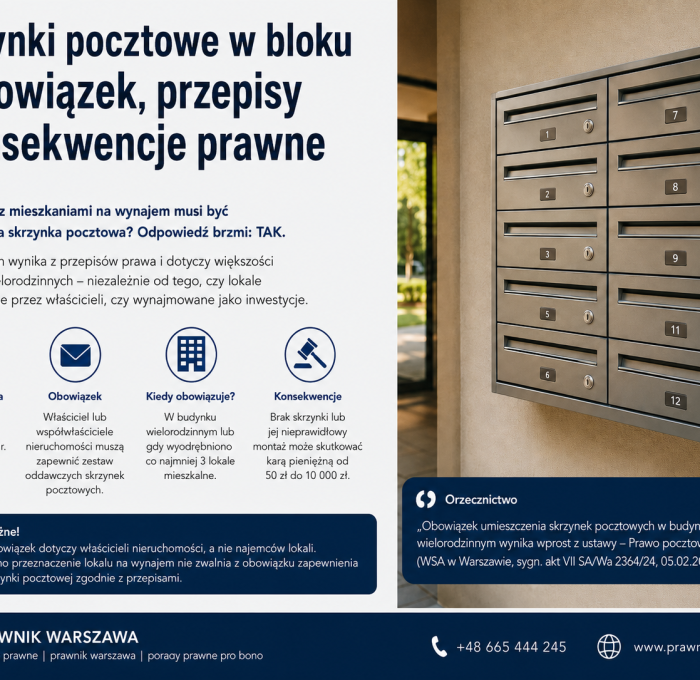 Skrzynka pocztowa inwestycyjne PW